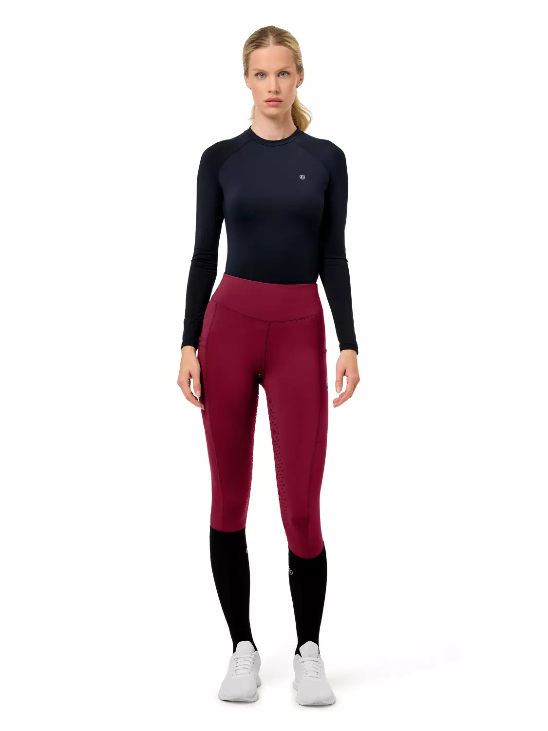 Riding Thights Movement Full Seat - Merlot