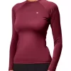 Equestrian Stockholm Dynamic Base Layer Top - Merlot