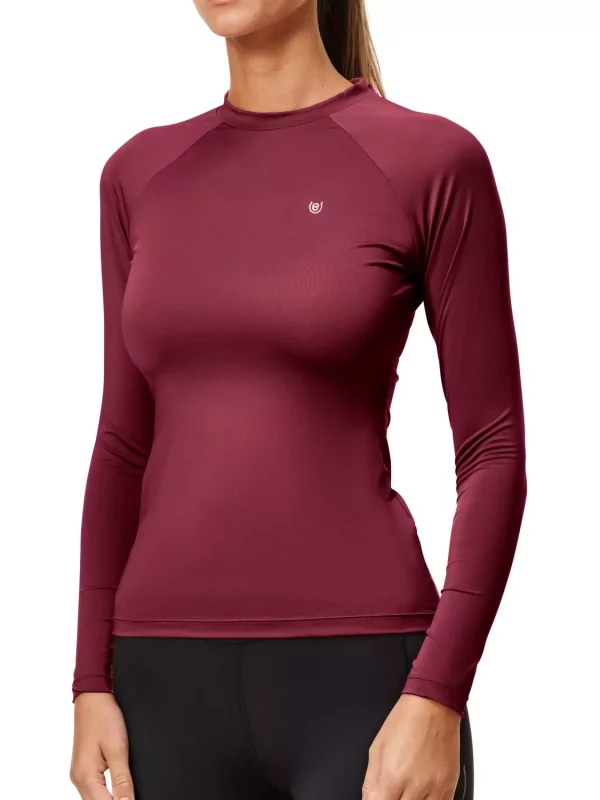 Equestrian Stockholm Dynamic Base Layer Top - Merlot