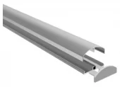Elegant 5050 håndrekke 65x25 sort matt pr meter