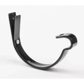 RENNEKROK M/FJÆR STÅL 125MM SORT