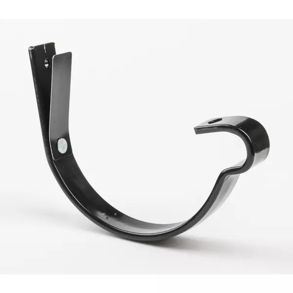 RENNEKROK M/FJÆR STÅL 125MM SORT