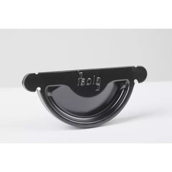 ENDESTYKKE STÅL 125MM SORT