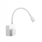 VEGGLAMPE DESIGN USB WHITE PR STK
