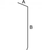 JEMTLAND FORBORDBSL STEIN 160MM 2M SORT PR STK