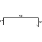 JEMTLAND VINDSKIBSL STD 5" 2M SORT PR STK