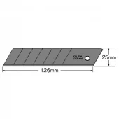 KNIVBLAD 25MM HBB-5B SORT A5 PR STK