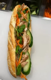 17. Baguette med pulled kylling