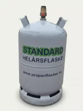 10 KG PROPANFLASKE LETTSTÅL FYLLING/BYTTE