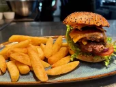 Dobbel Bacon Cheese burger - TAKEAWAY