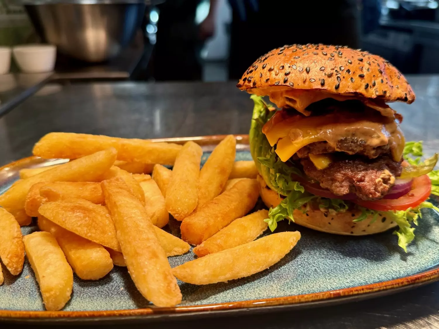 Dobbel Bacon Cheese burger - TAKEAWAY