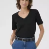 Ratansa t-shirt 100% bomull v hals