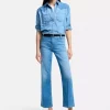 Tess Pocket Croped bleach