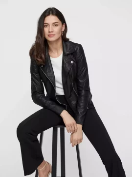 Sophie leather jacket