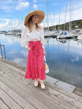 Vanja Skirt Strawberry