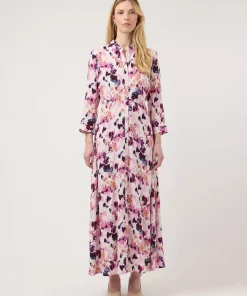 Savanna Long Shirt Dress Pristine/Lynn