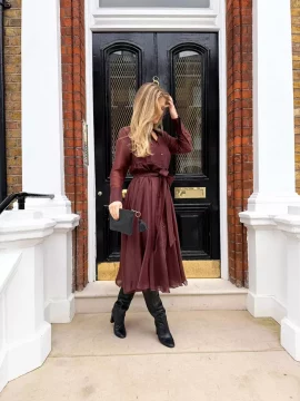 Solid Long Dress