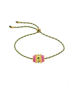 FUCHIA TALISMAN - armbånd
