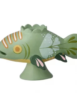 Candle Holder Fish Wasabi H7cm