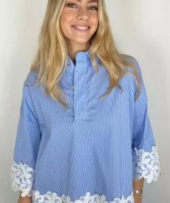 KLARA STRIPE EMBRODERY