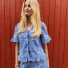 Ellie SS Tie Top
