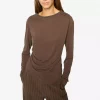 Ami O-LS Draped Tee