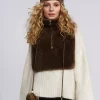 Belle Shearling High Neck