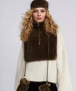 Belle Shearling High Neck