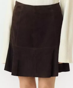 Colly HW Suede Skirt