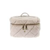 Faux Fur Quilted Vanity Bag Small