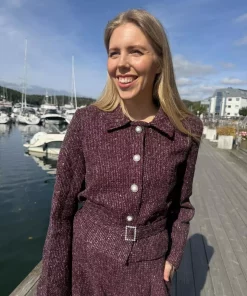 Tweed Jacket w/ Belt