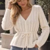 Mellis LS Alpaca Blend Knit Cardigan