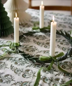 Advent Candle Holder Leaf 30cm Ming