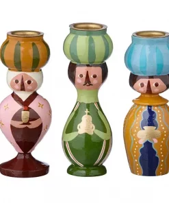 Candle Holders H12cm Three Wise Kings S 3pk