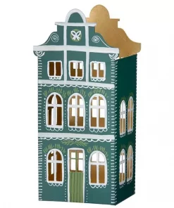 Candle Holder Ginger Bread House H24cm Forest