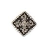Scarf Slide - Black - Double S