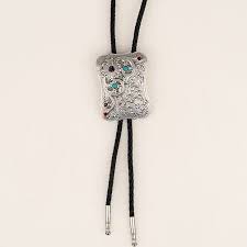 Bolo Tie - Turkis / Rød - Double S
