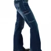 Cowgirls Tuff - White BootStitch Jeans