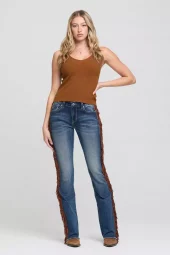 grace in la leather tassel