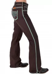Go West Turquoise Bootcut Jeans - Cowgirl Tuff