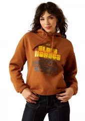 Slow Horses Orange Print Genser - Ariat