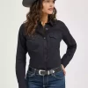 Black Retro Shirt - Wrangler