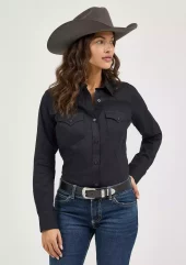 Black Retro Shirt - Wrangler