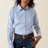 Team Kirby Shirt Blue Stripe - Ariat