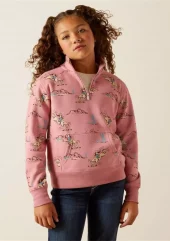 Youth - Bronc Scene Sweatshirt - Ariat