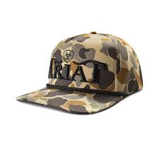 Ariat Men's Snap Back Camo Baseball Caps
