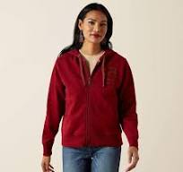 Stitched Hoodie - Rød - Ariat