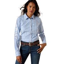 Ariat Team Kirby Shirt – Ashleigh Blue Stripe
