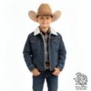 BOY'S WRANGLER RUSTIC SHERPA LINED DENIM JACKET