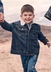 Youth - Sherpa lined Denim Jacket - Wrangler